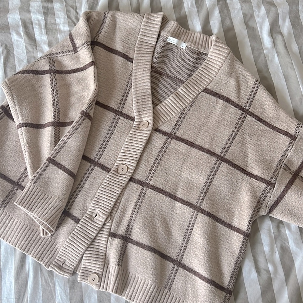 Oak & Fort Beige Cardigan